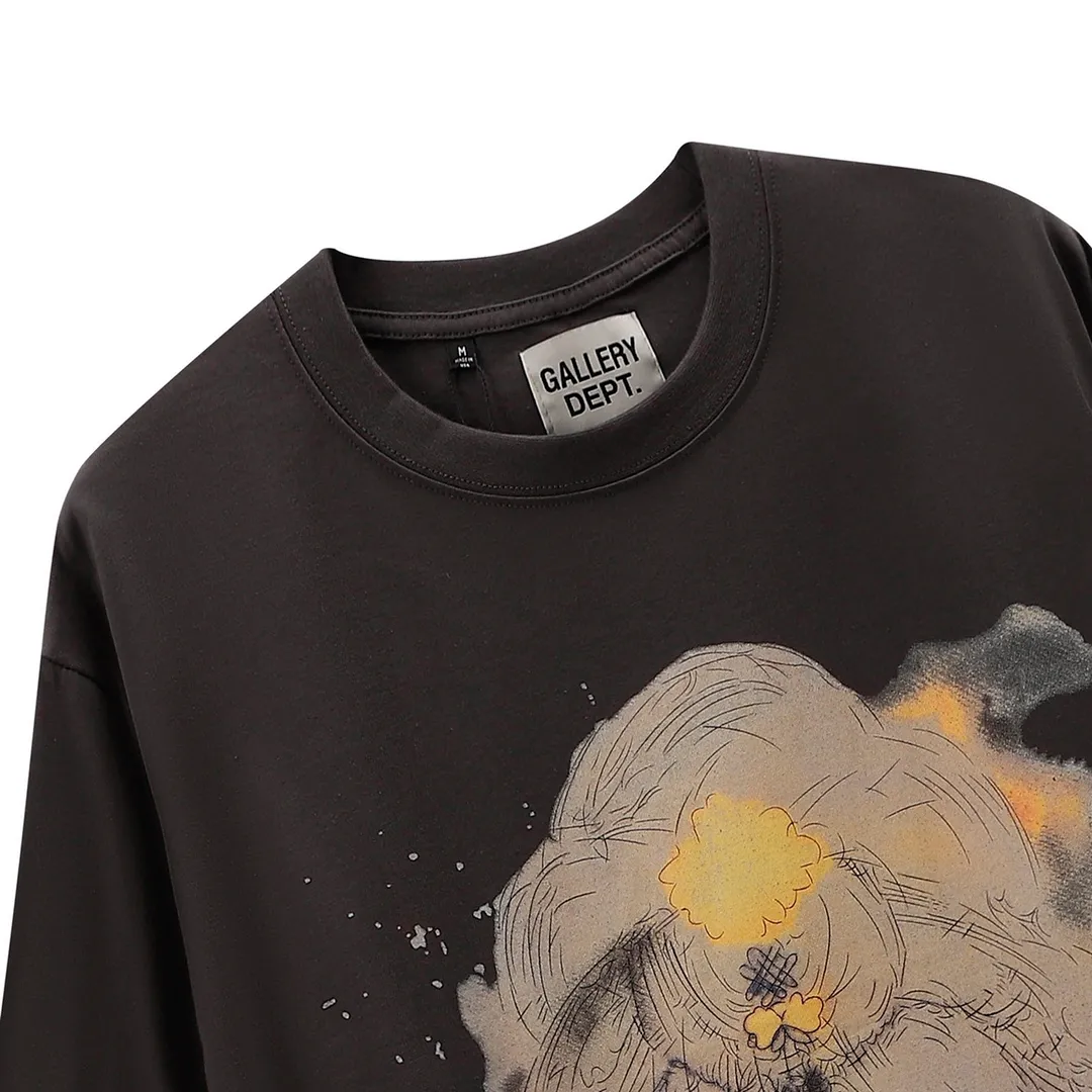 GALLERY. DEPT new short-sleeved T-shirt Style number: D2356 P116 Color: Black Size: S M L XL
